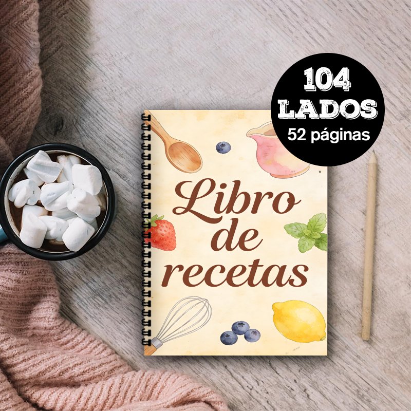 Meal Prep Healthy Recipes - كتاب وصفات إسبانية على ورق A5،