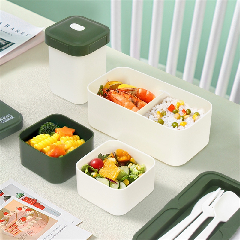 صندوق غداء بمقصورة مزدوجة، حاو - مراجعة Meal Prep Japanese وسعره