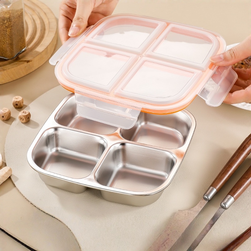 صندوق غداء من الفولاذ المقاوم  - مراجعة Meal Prep Kinder وسعره
