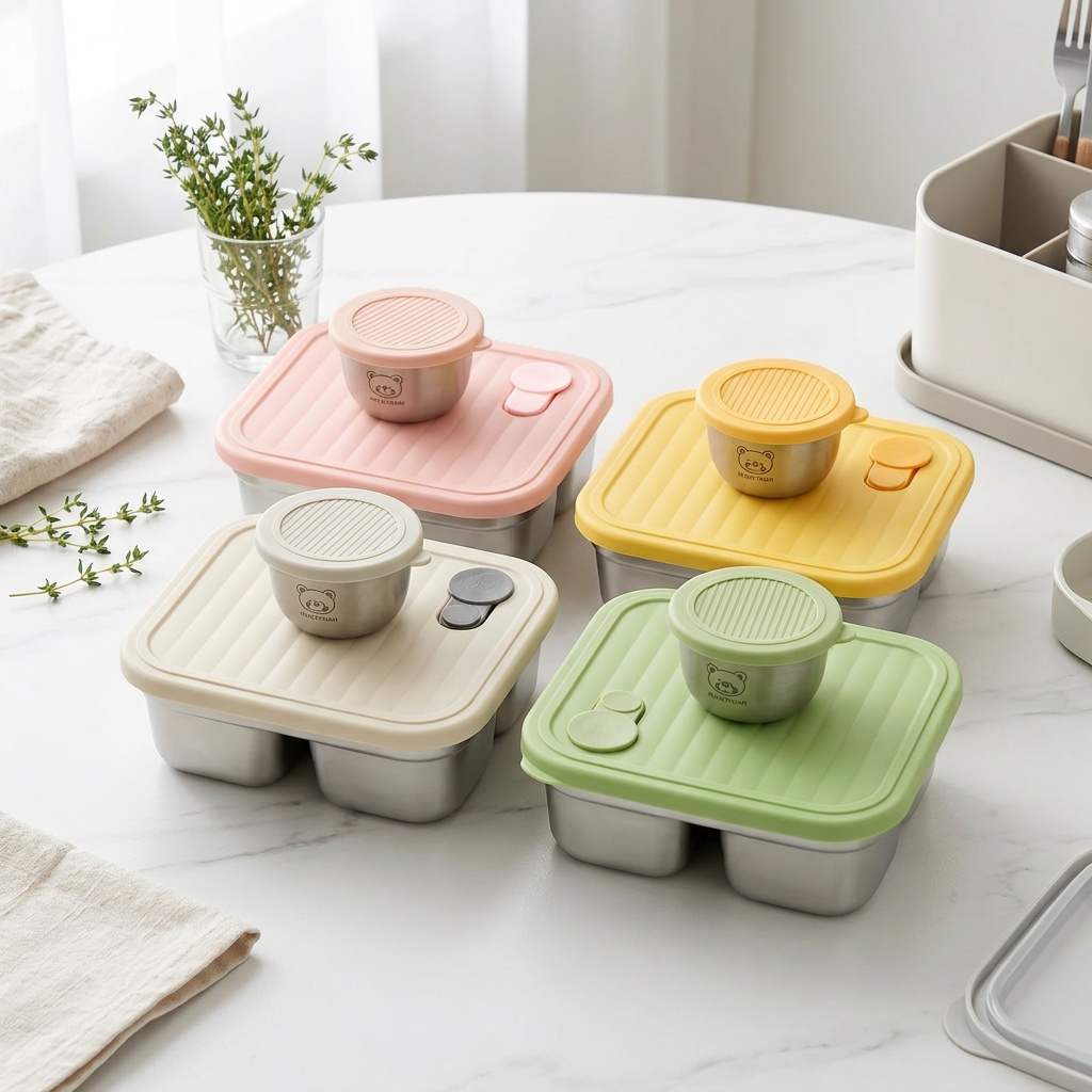 صندوق غداء بينتو من الفولاذ ال - مراجعة Meal Prep Kinder وسعره