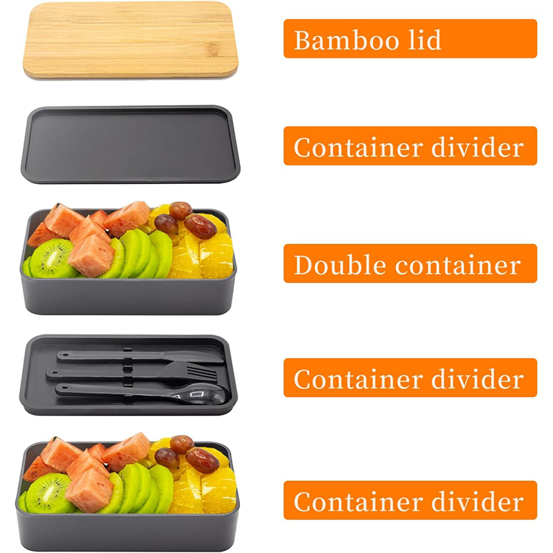 صندوق بينتو ياباني مع غطاء من  - مراجعة Meal Prep Japanese وسعره