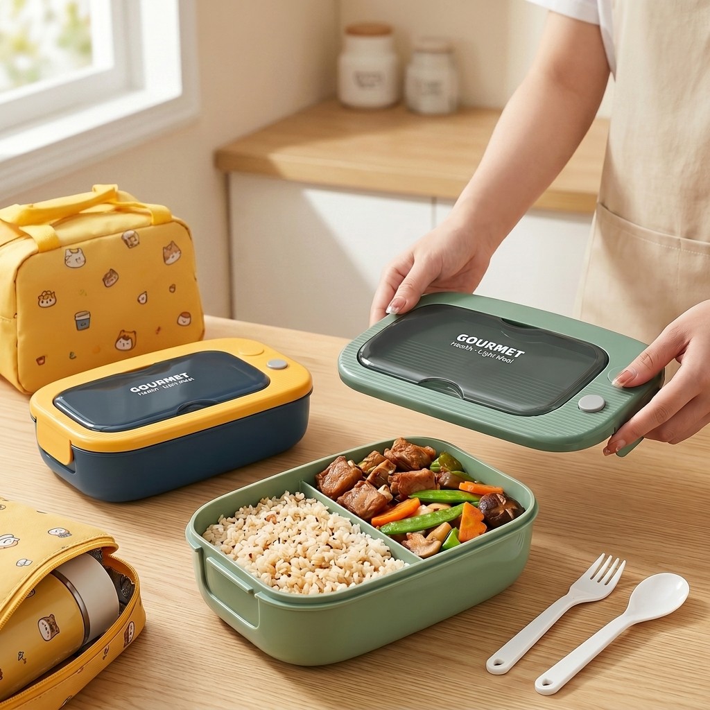 علبة طعام بلاستيكية قابلة للاس - مراجعة Meal Prep Kinder وسعره