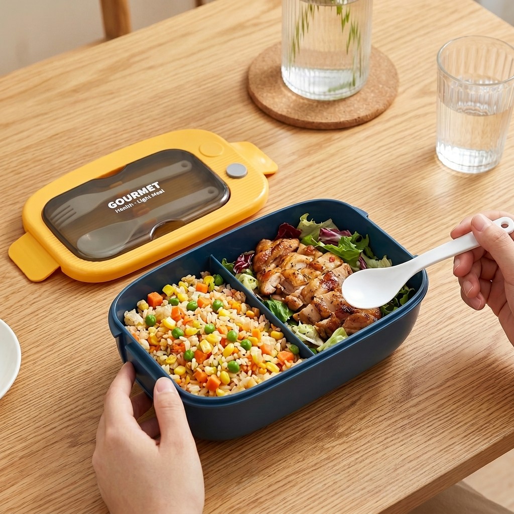 علبة طعام بلاستيكية قابلة للاس - مراجعة Meal Prep Kinder وسعره