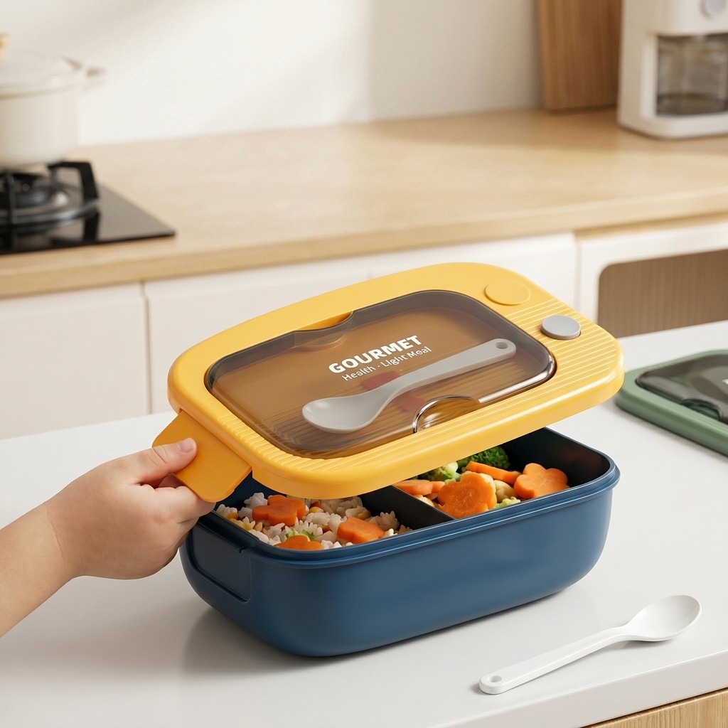 علبة طعام بلاستيكية قابلة للاس - مراجعة Meal Prep Kinder وسعره