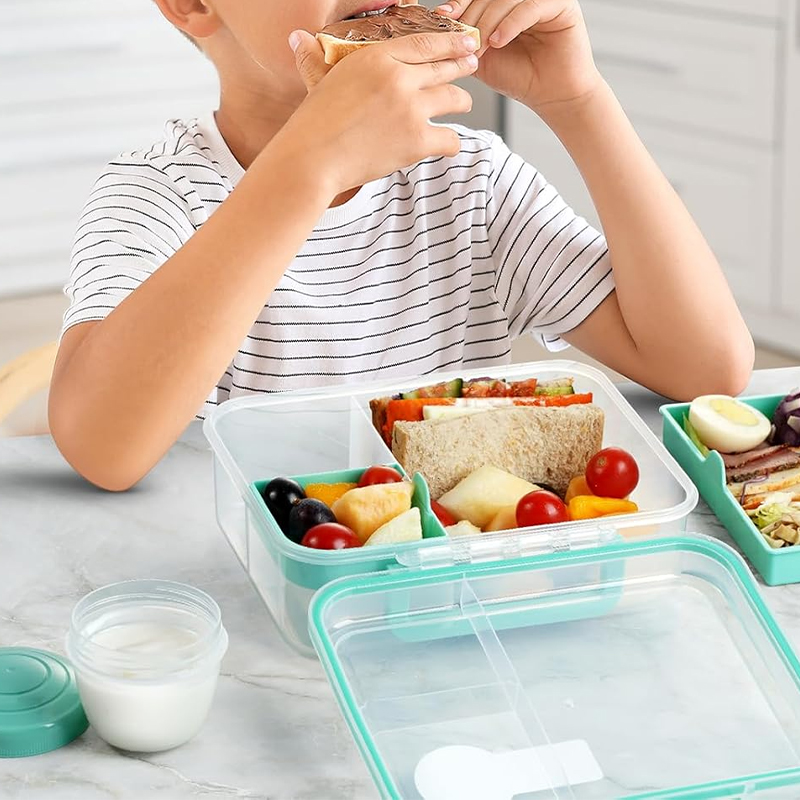 صندوق غداء بنتو مانع للتسرب بأ - مراجعة Meal Prep Kinder وسعره