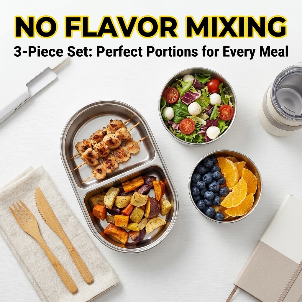صندوق غداء آمن للميكروويف من ا - مراجعة Meal Prep Kinder وسعره