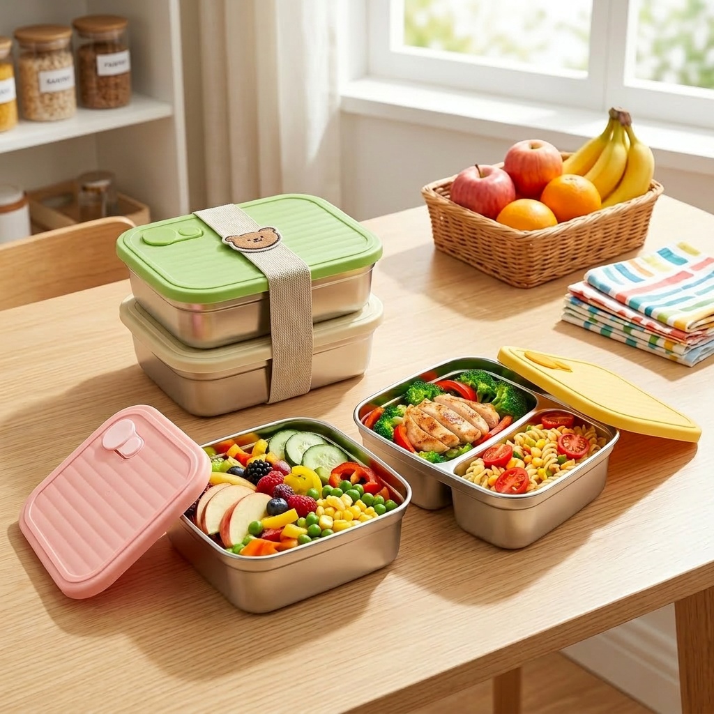 صندوق غداء بينتو من الفولاذ ال - مراجعة Meal Prep Kinder وسعره