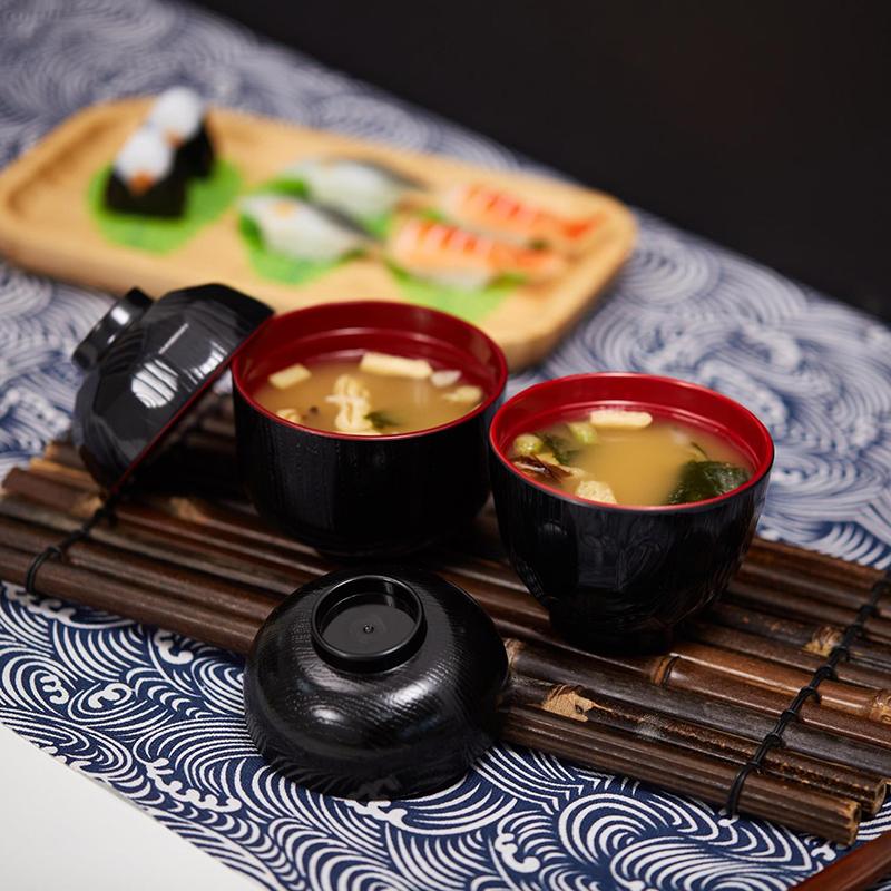 وعاء حساء ميسو ثنائي اللون مع  - مراجعة Meal Prep Japanese وسعره